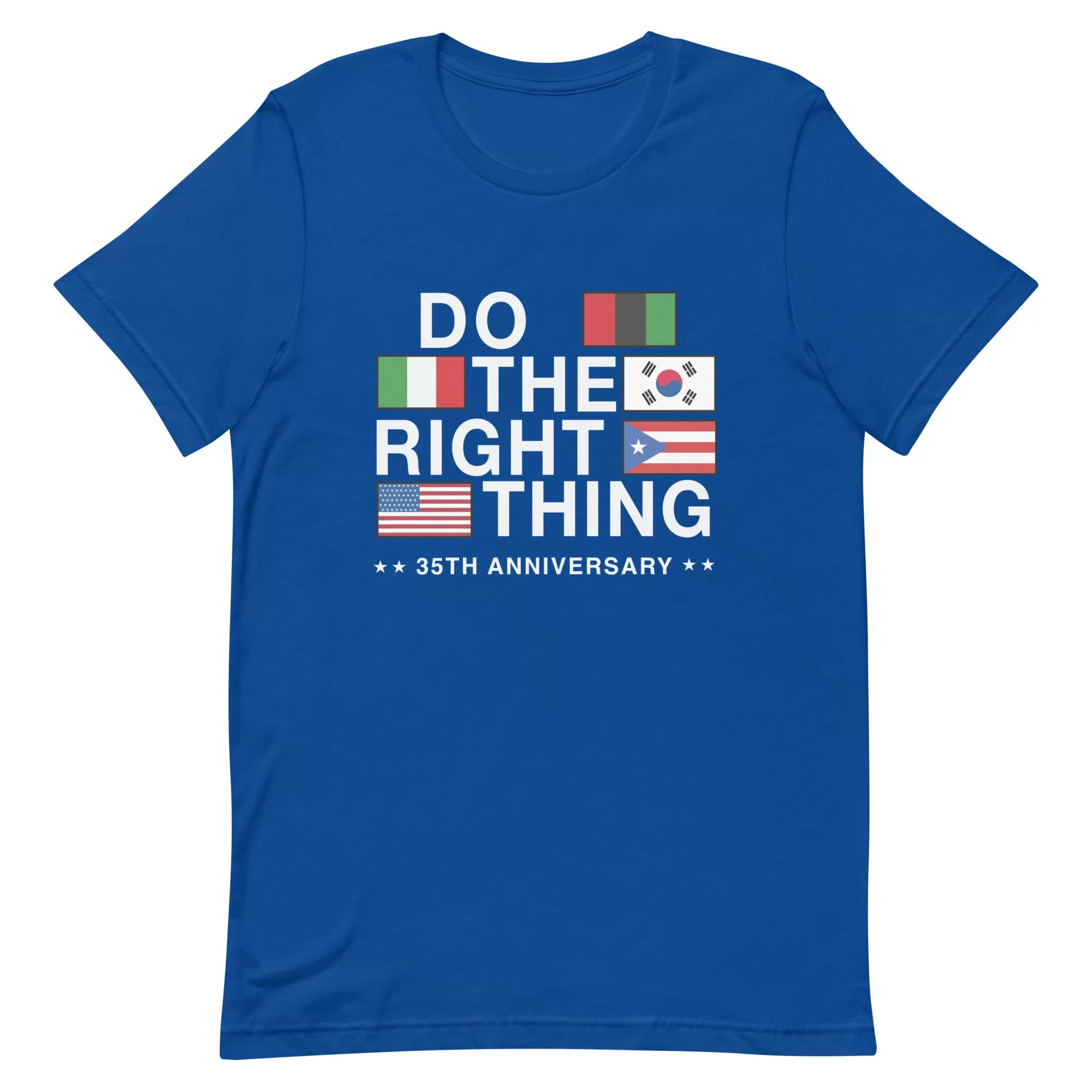 Do The Right Thing Flag Tee (Blue)