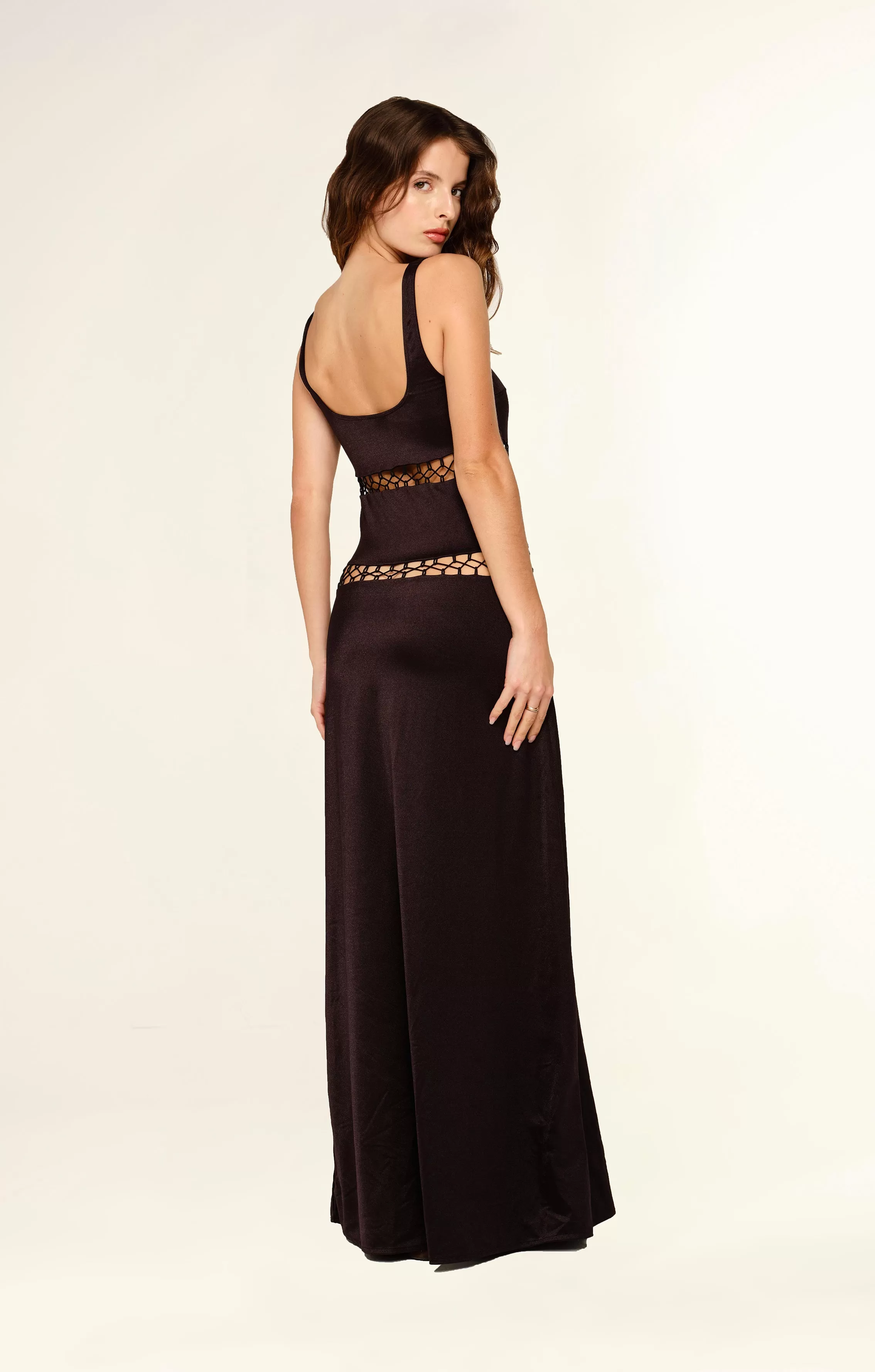 Donatella maxi dress - Black