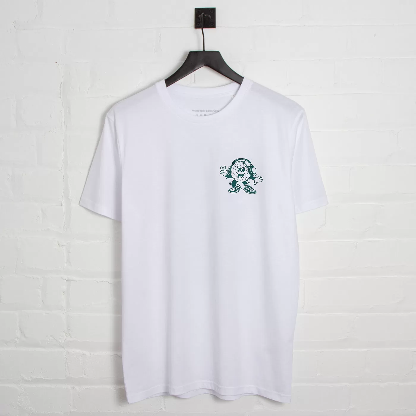 Double Dip Back Print - Tshirt - White