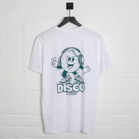 Double Dip Back Print - Tshirt - White