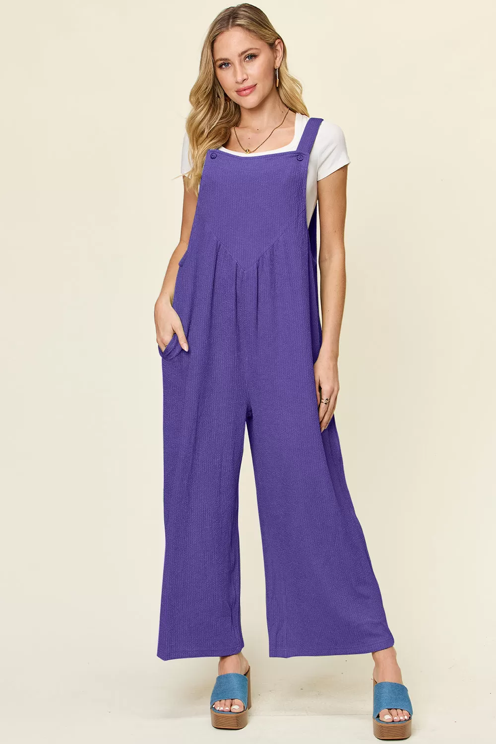 Double Take Wide Leg Overall