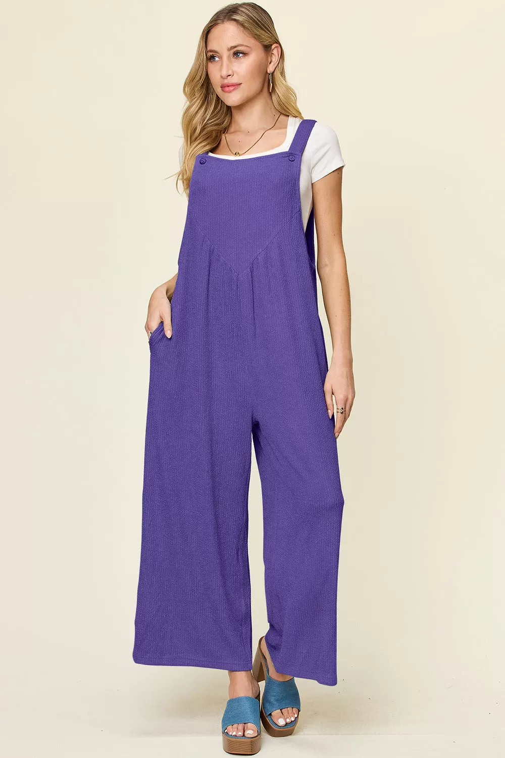 Double Take Wide Leg Overall