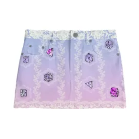 Enchanted Dice - Denim Skirt