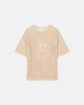 Estienne - Crochet Lace T-Shirt - Creme