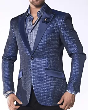 Fashion Sport Coat/Blazer- Tyler Blue