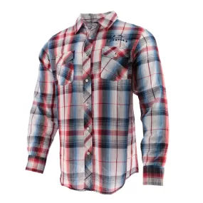 Ford Trucks Men's F-150 Plaid Button Up Shirt