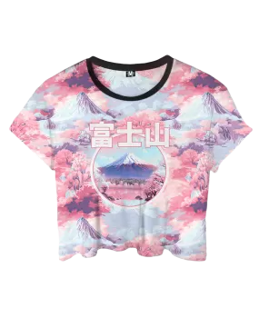 Fujisan Crop Top