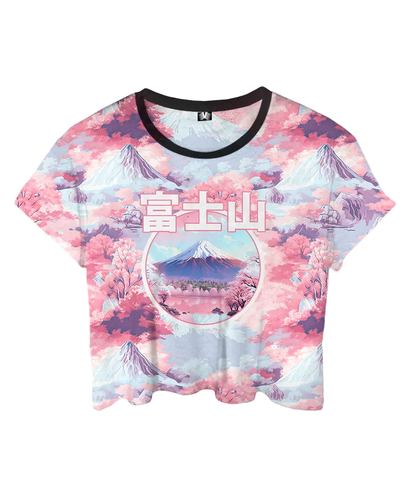 Fujisan Crop Top