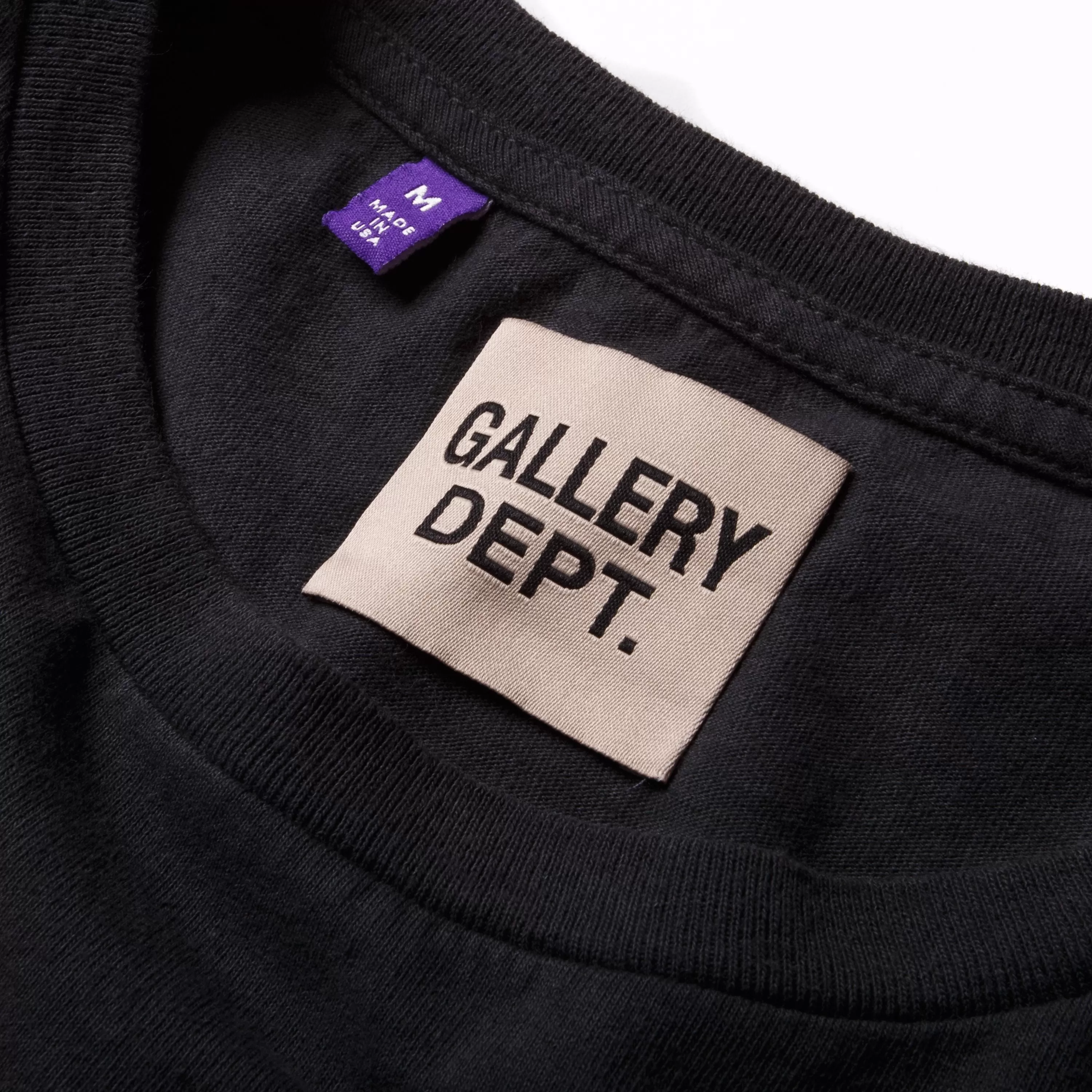 Gallery Dept. Distressed ATK Tee Washed Black