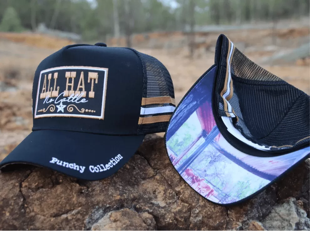 GFOUR Cap Punchy Collection All Hat Black