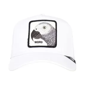 Goorin Bros Platinum Word (Word) Trucker Hat (White)