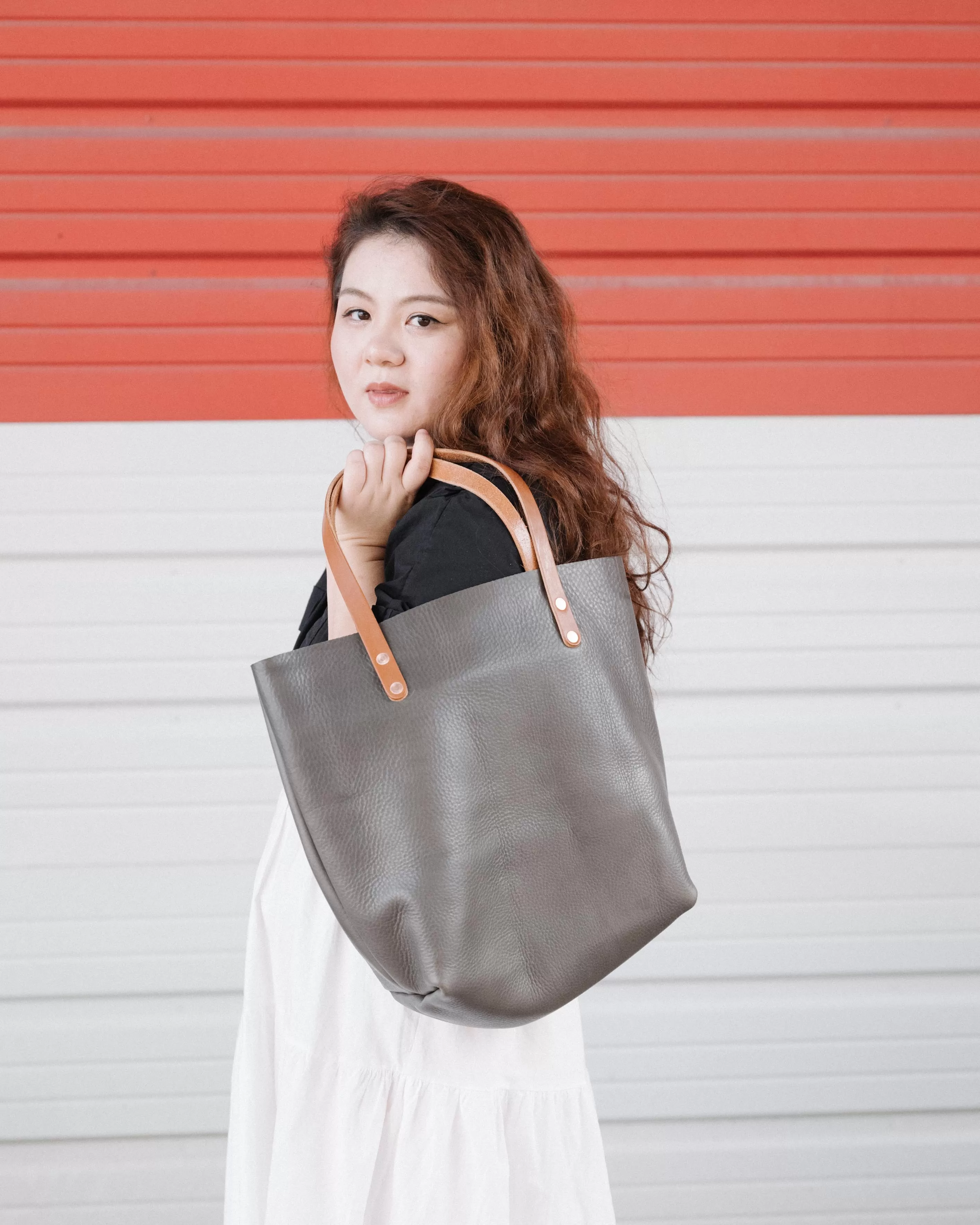 Grey Cypress Tote