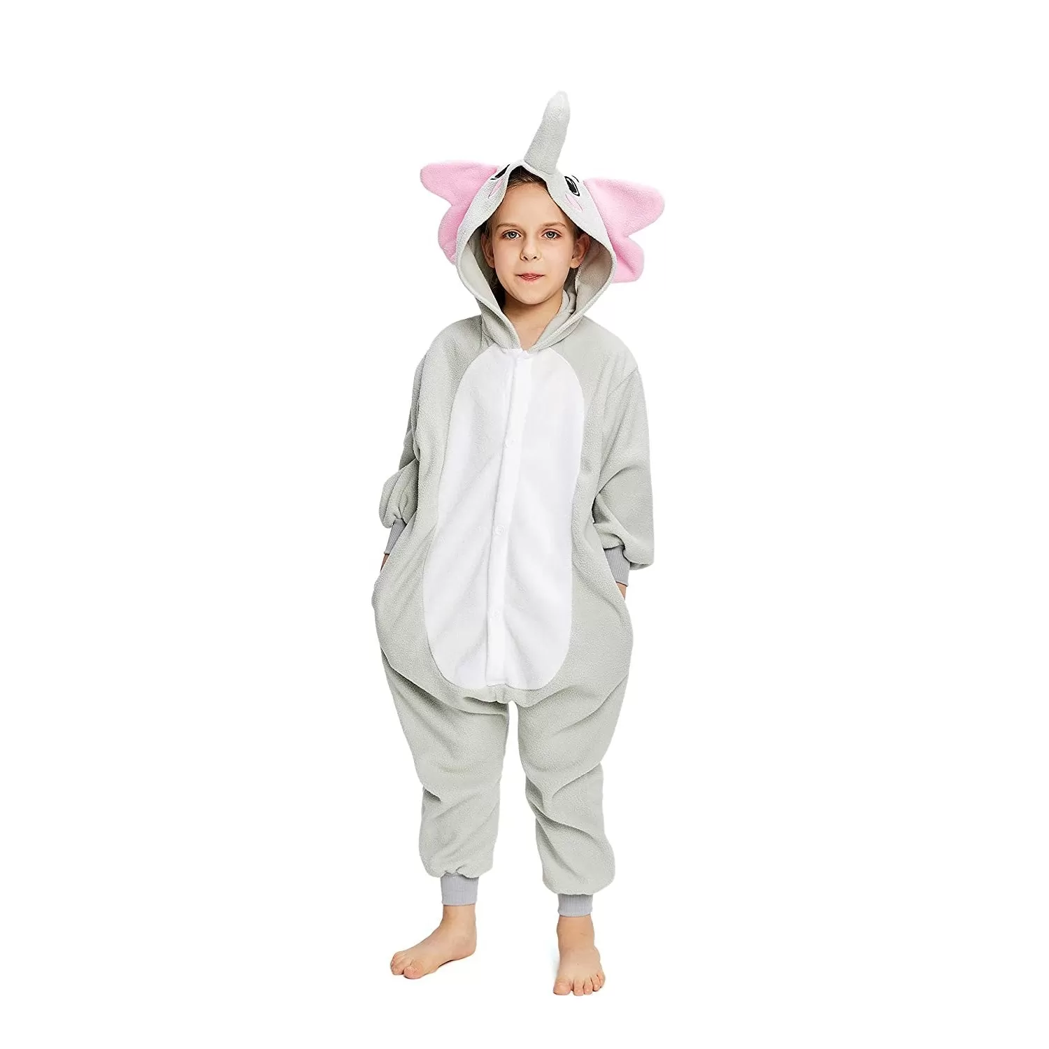 Grey Elephant Kids Onesie