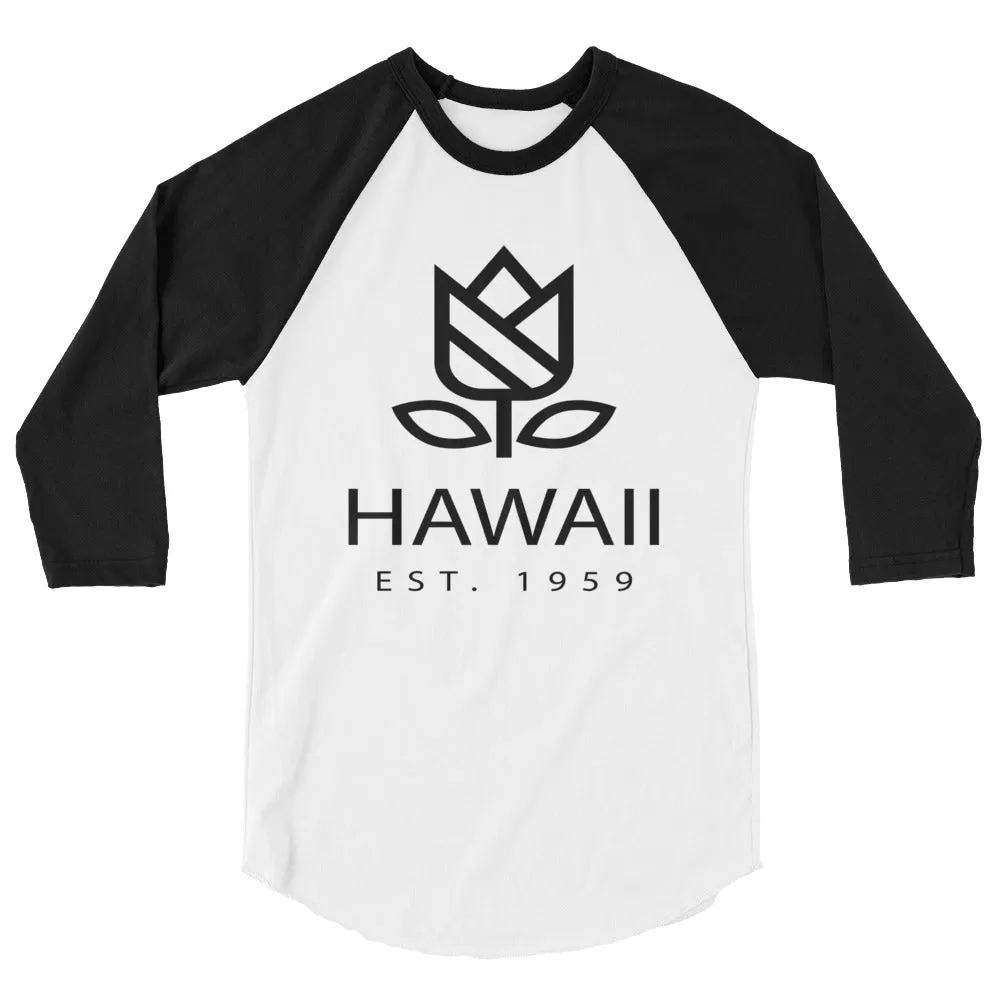 Hawaii - 3/4 Sleeve Raglan Shirt - Established