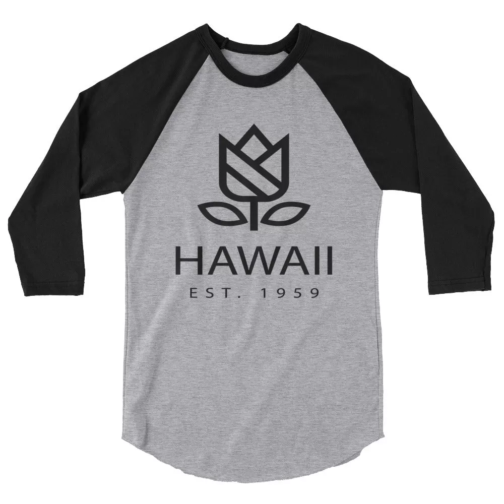 Hawaii - 3/4 Sleeve Raglan Shirt - Established