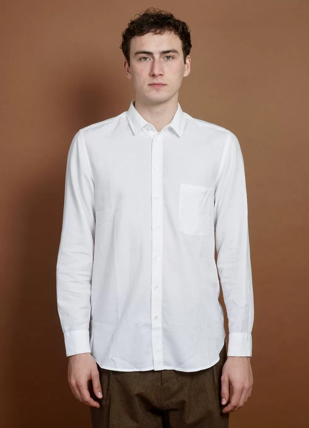 HENNING | Casual Classic Shirt | White