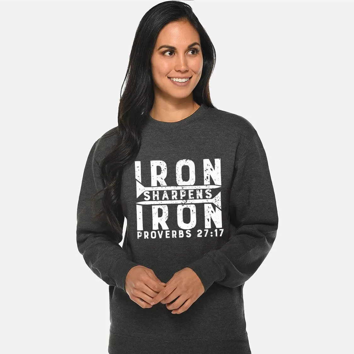 Iron Sharpens Iron Crewneck Unisex Sweatshirt