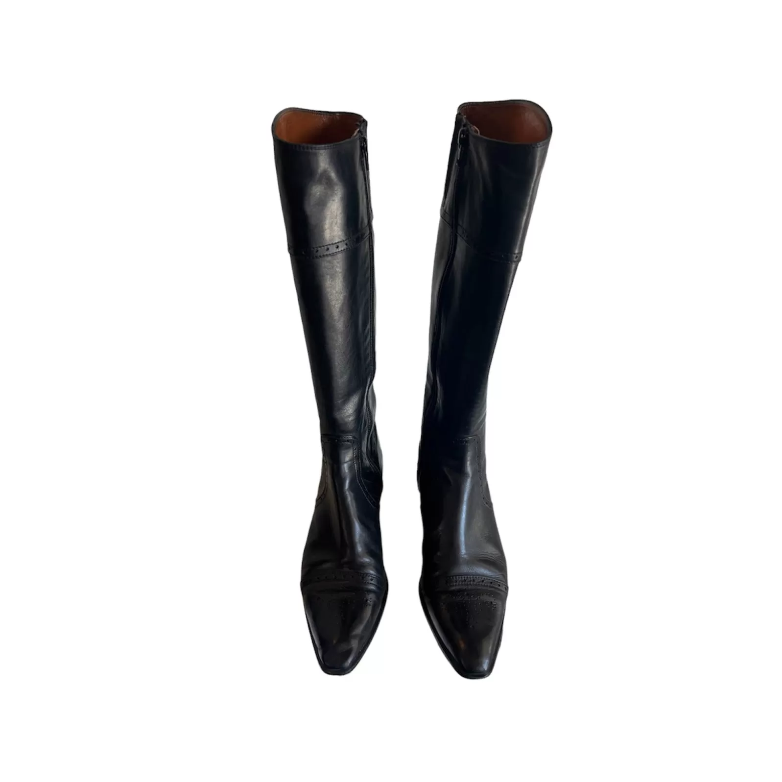 Italian Leather Tall Boot (Size 40.5)