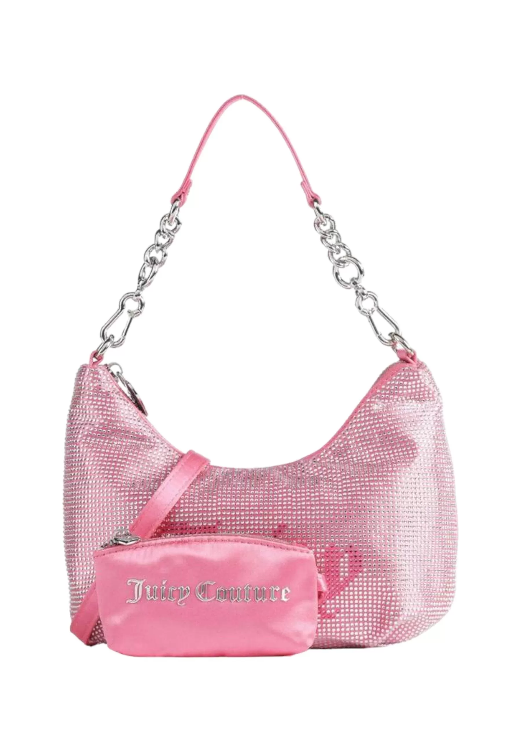 JUICY COUTURE Hazel Small Hobo Borsa Donna Pink BEJH95508WPO416