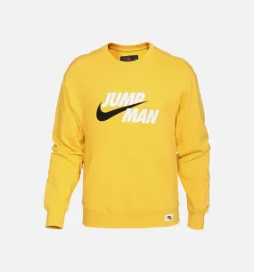 Jumpman Sweatshirt Mens Crew - Pollen