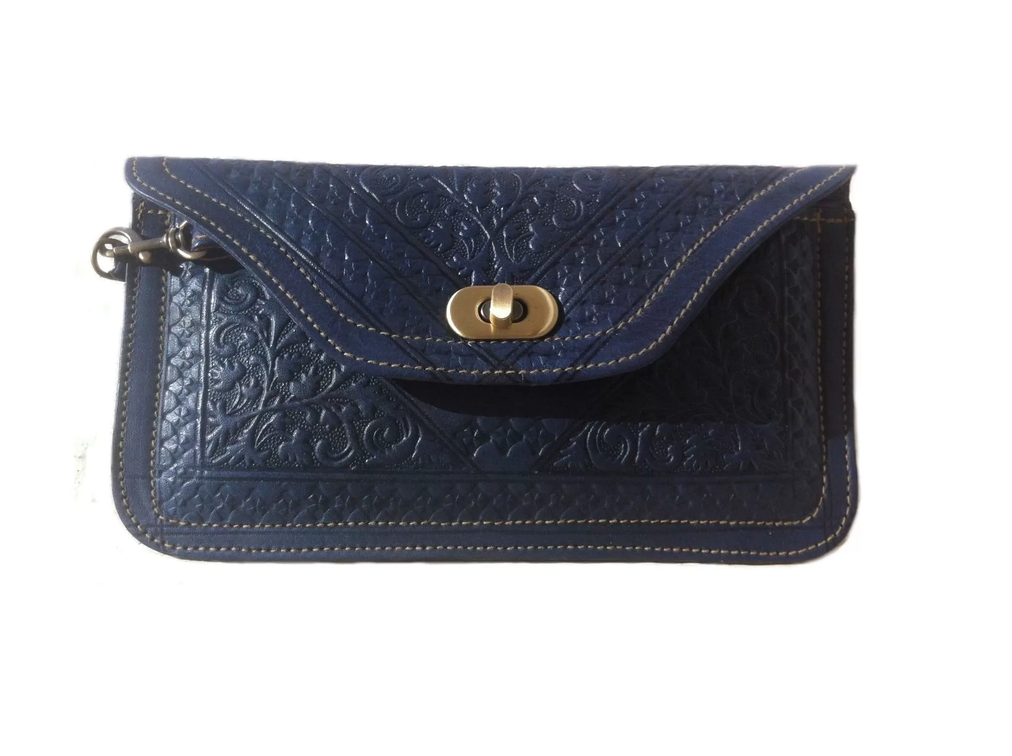 Kharrazine Clutch - Dark Blue