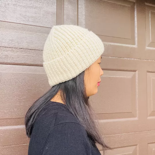 Knitted Unisex Double Lined Hat/Beanie