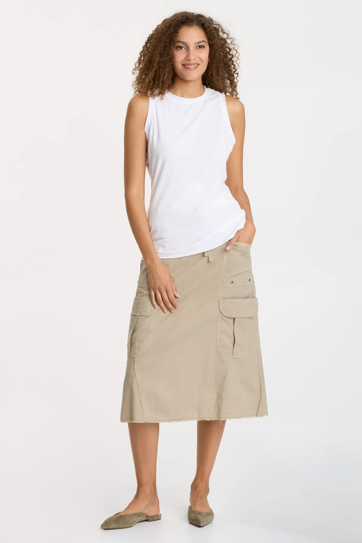 Linen Bellamy Skirt