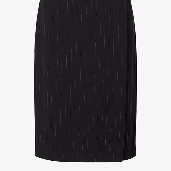 Logan Skirt - Faded Stripe :: Black