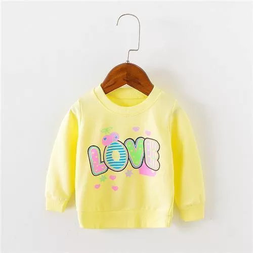 Long Sleeve love pattern seatshirts