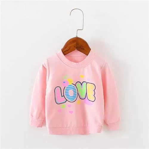 Long Sleeve love pattern seatshirts