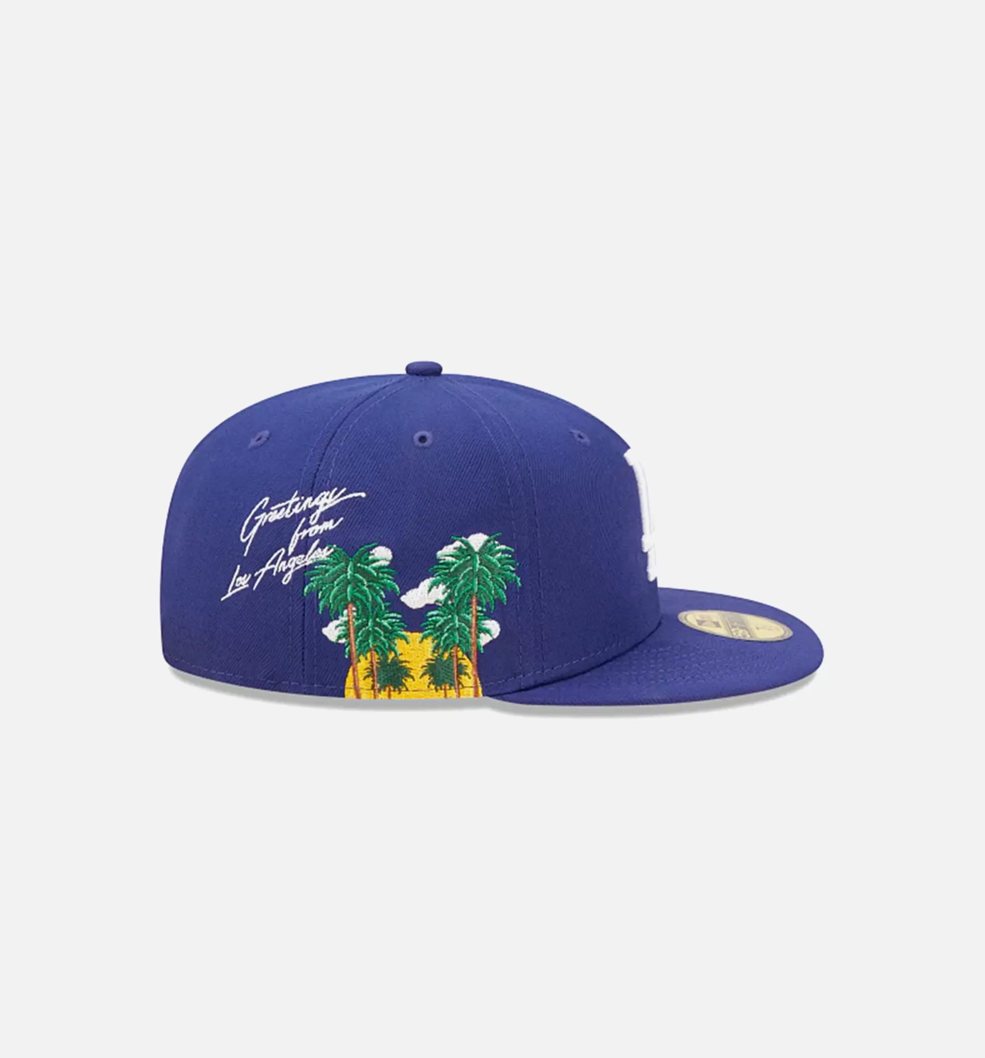 Los Angeles Dodgers Cloud Icon 59Fifty Fitted Hat Mens Hat - Blue