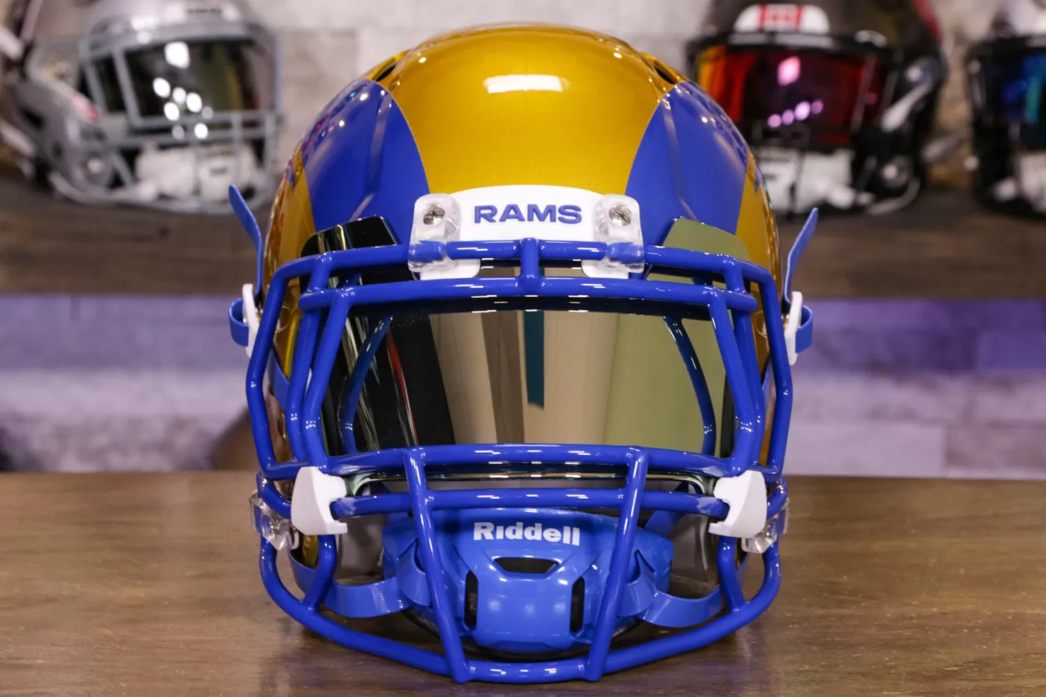 Los Angeles Rams Riddell Speed Authentic Helmet - GG Edition 00401