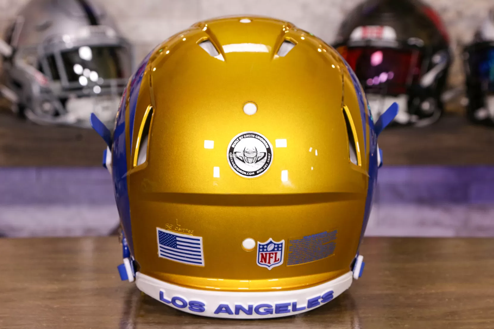 Los Angeles Rams Riddell Speed Authentic Helmet - GG Edition 00401