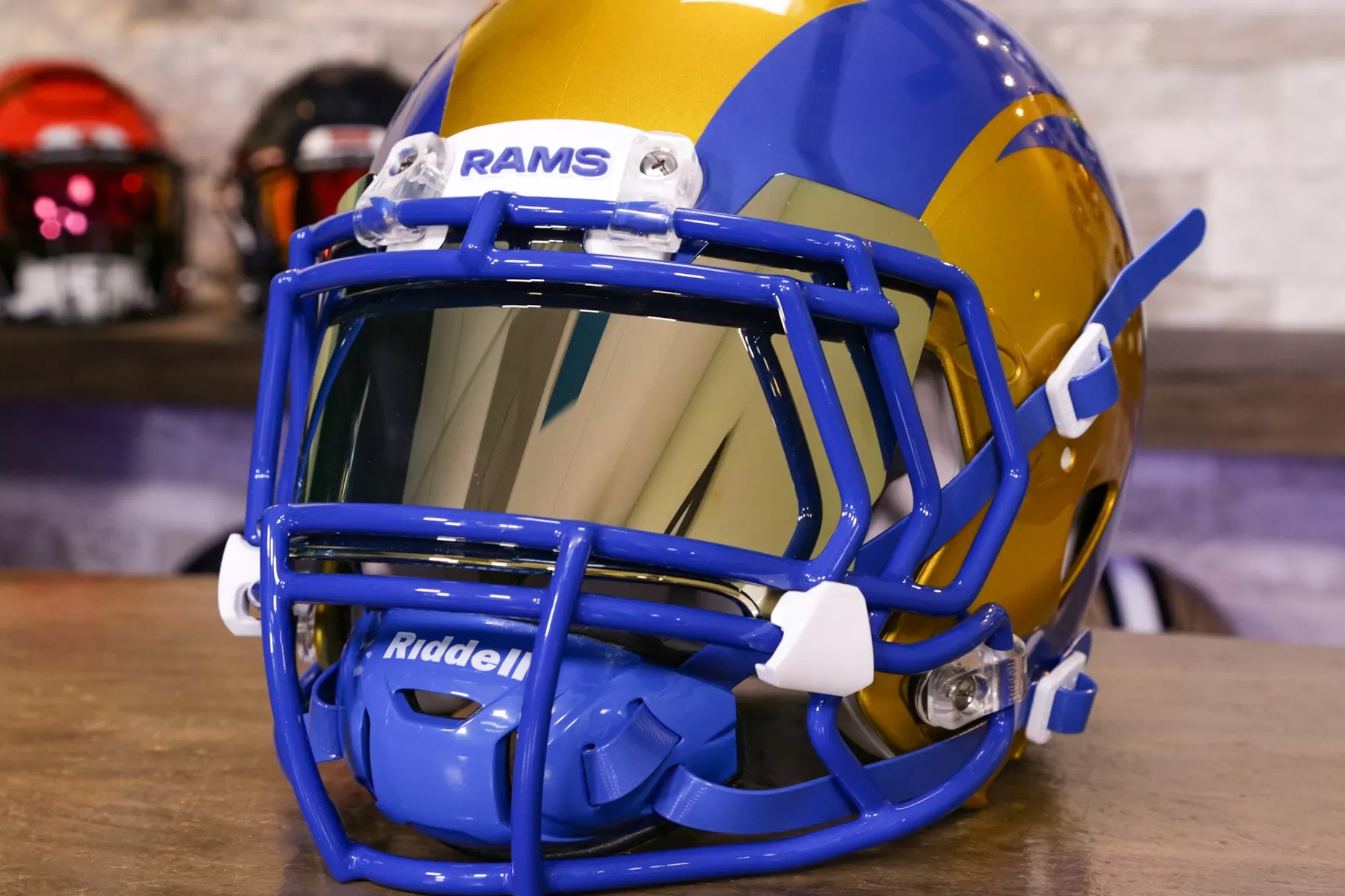 Los Angeles Rams Riddell Speed Authentic Helmet - GG Edition 00401