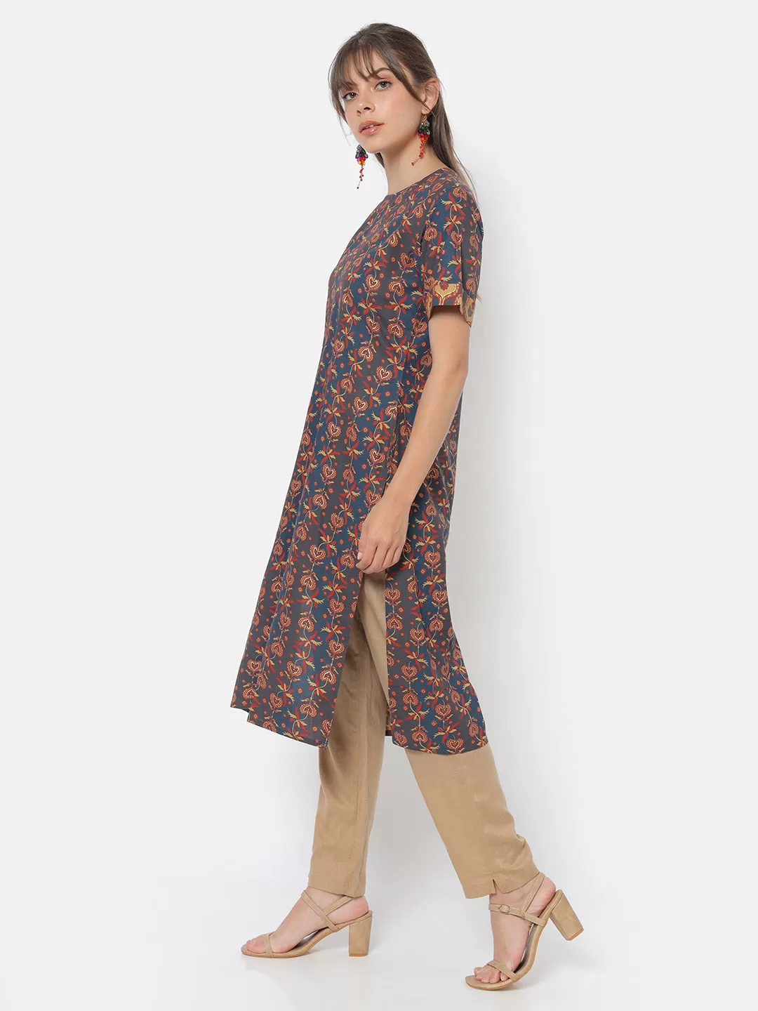 Masakali Straight Blue Kurta