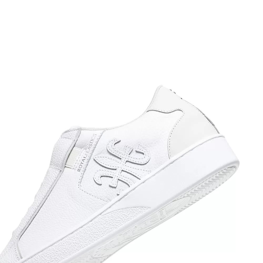 Men's Adelaide White Green Leather Sneakers 02623-008