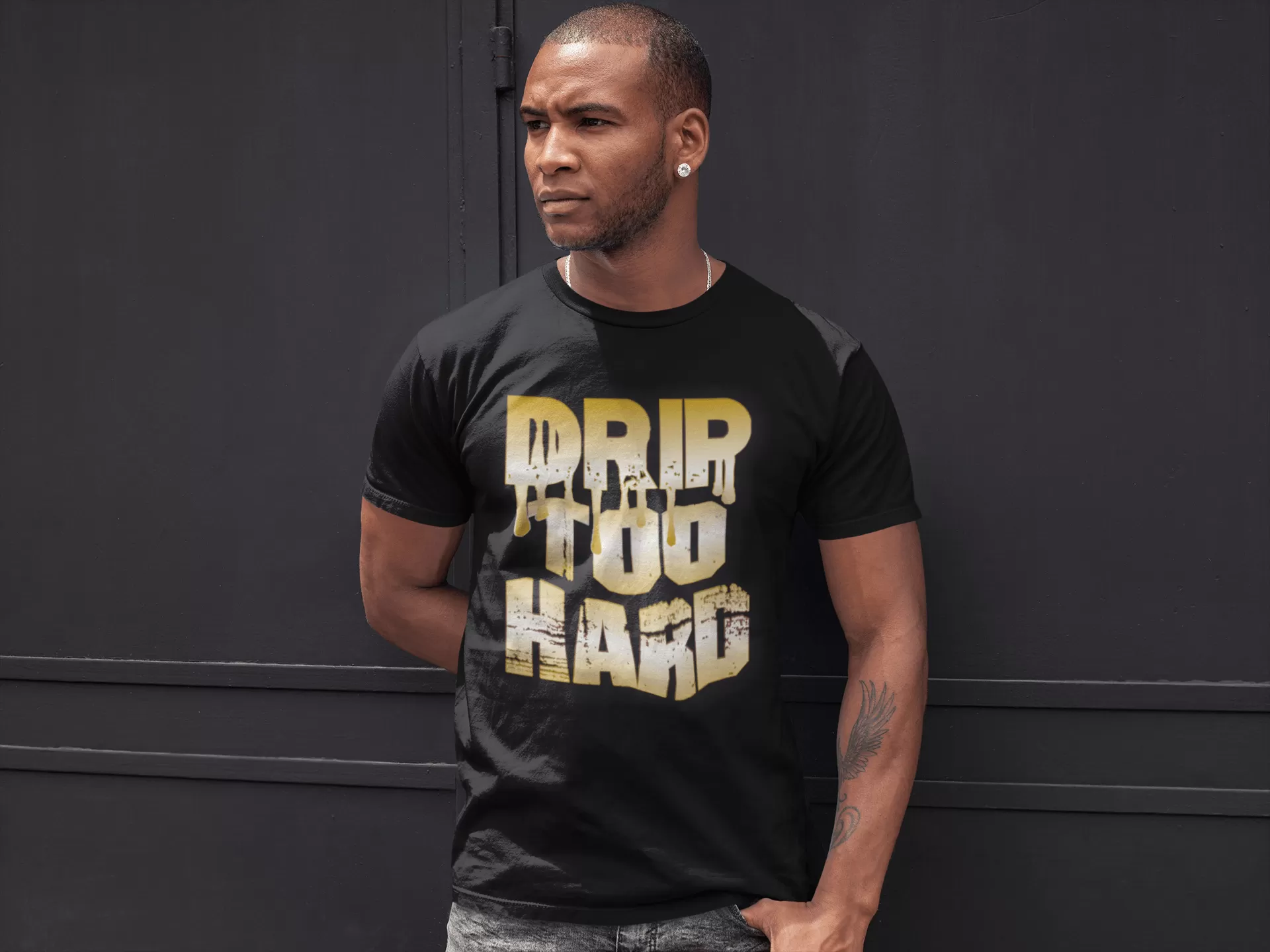 Men's  Cool T-Shirts Drip Too Hard shirts Unisex New Fashion t shirt