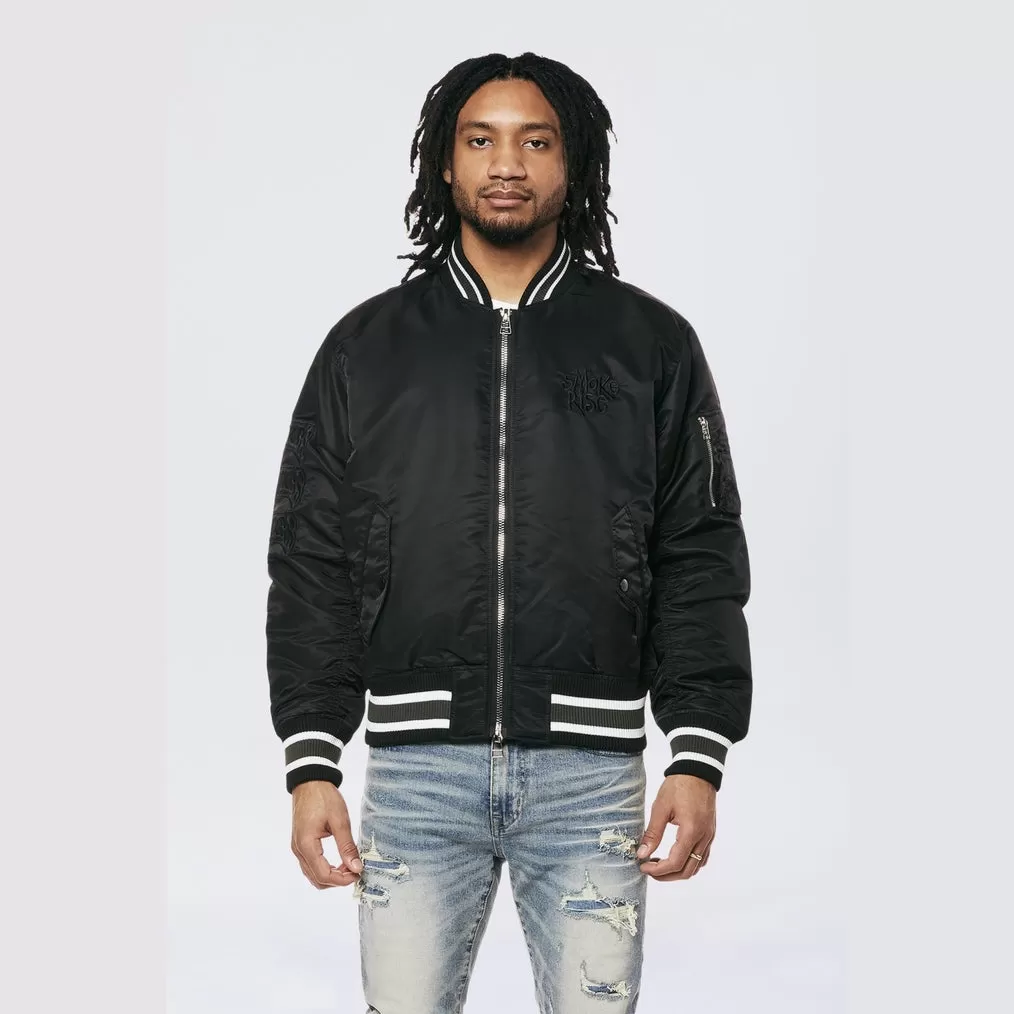 Men's MA1 Bomber Jacket Black - Online Exclusive