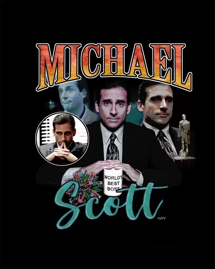 Michael Scott Vintage Unisex Hoodie