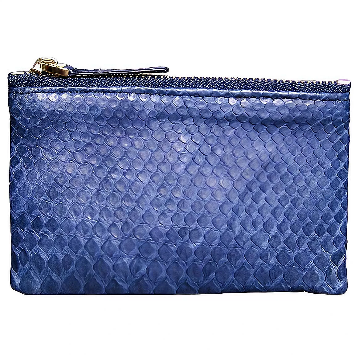 Midnight blue zip pouch