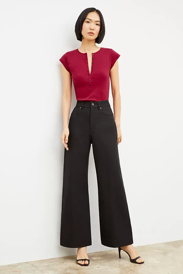 Milo Wide-Leg Jean - Eco Better Than Denim :: Black