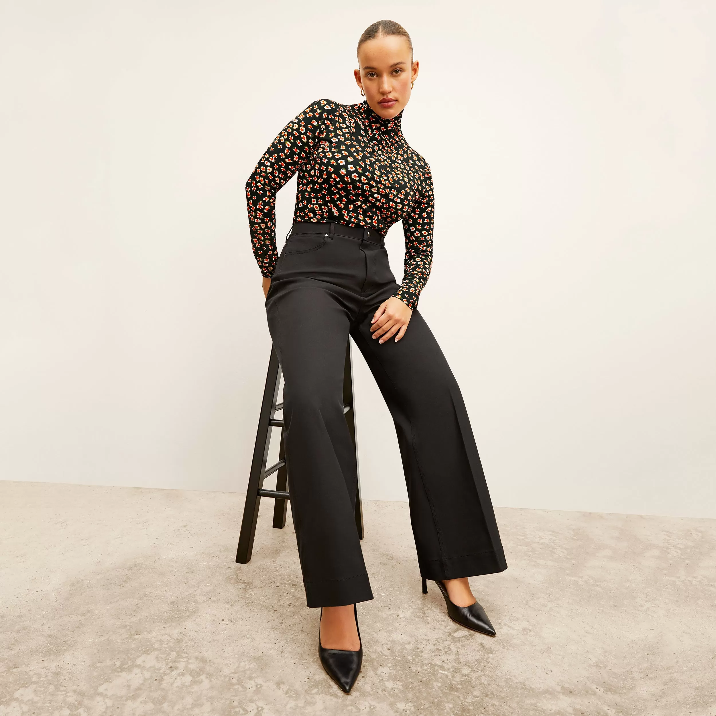 Milo Wide-Leg Jean - Eco Better Than Denim :: Black