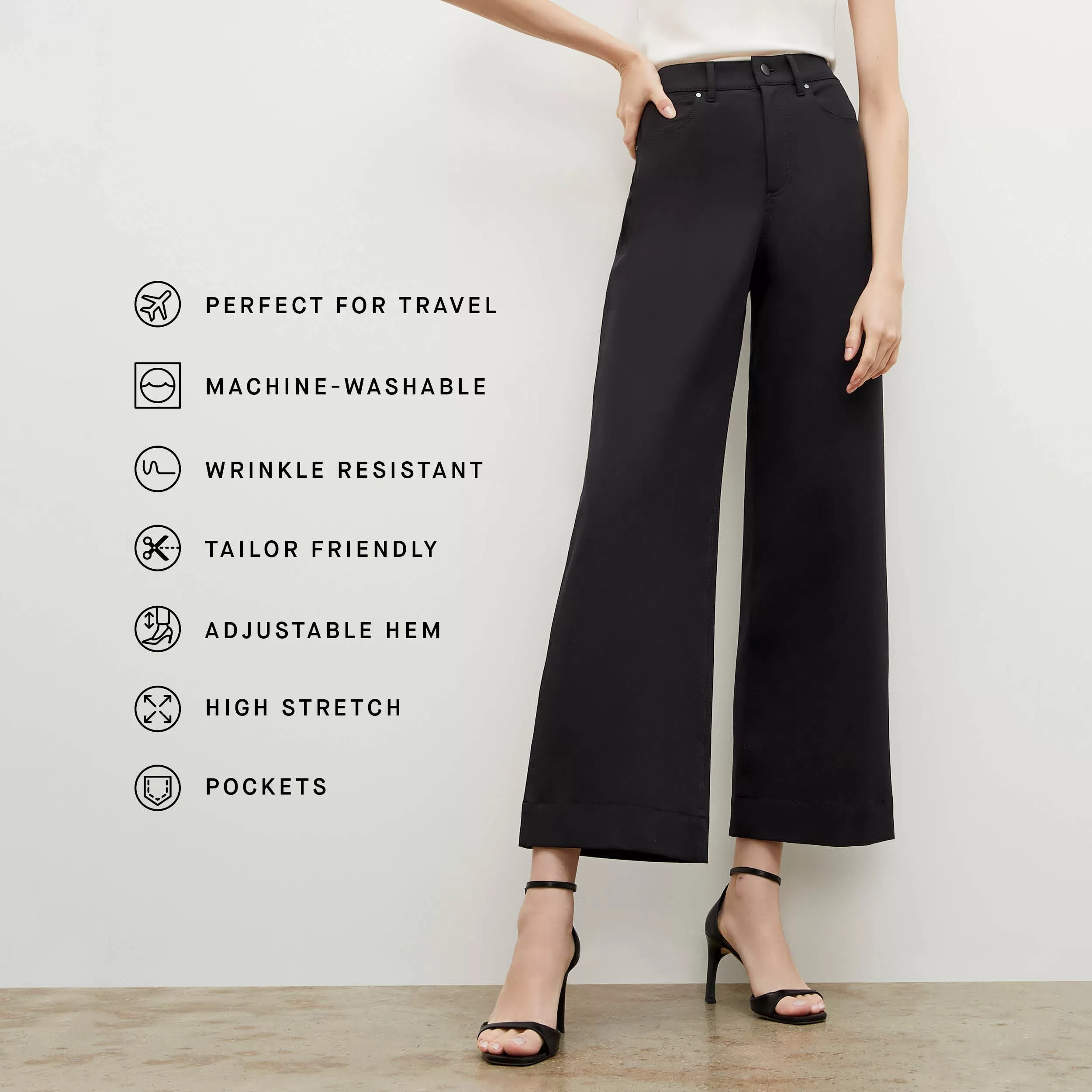 Milo Wide-Leg Jean - Eco Better Than Denim :: Black