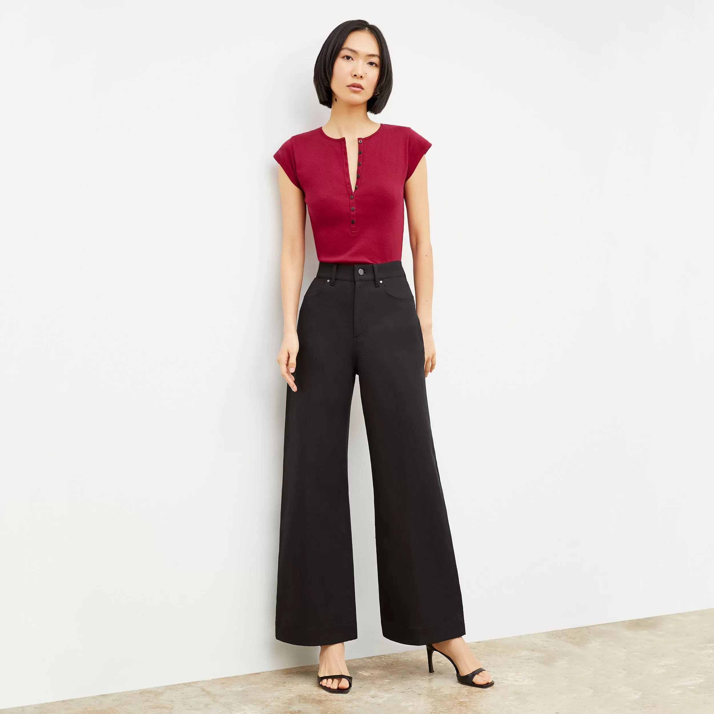 Milo Wide-Leg Jean - Eco Better Than Denim :: Black