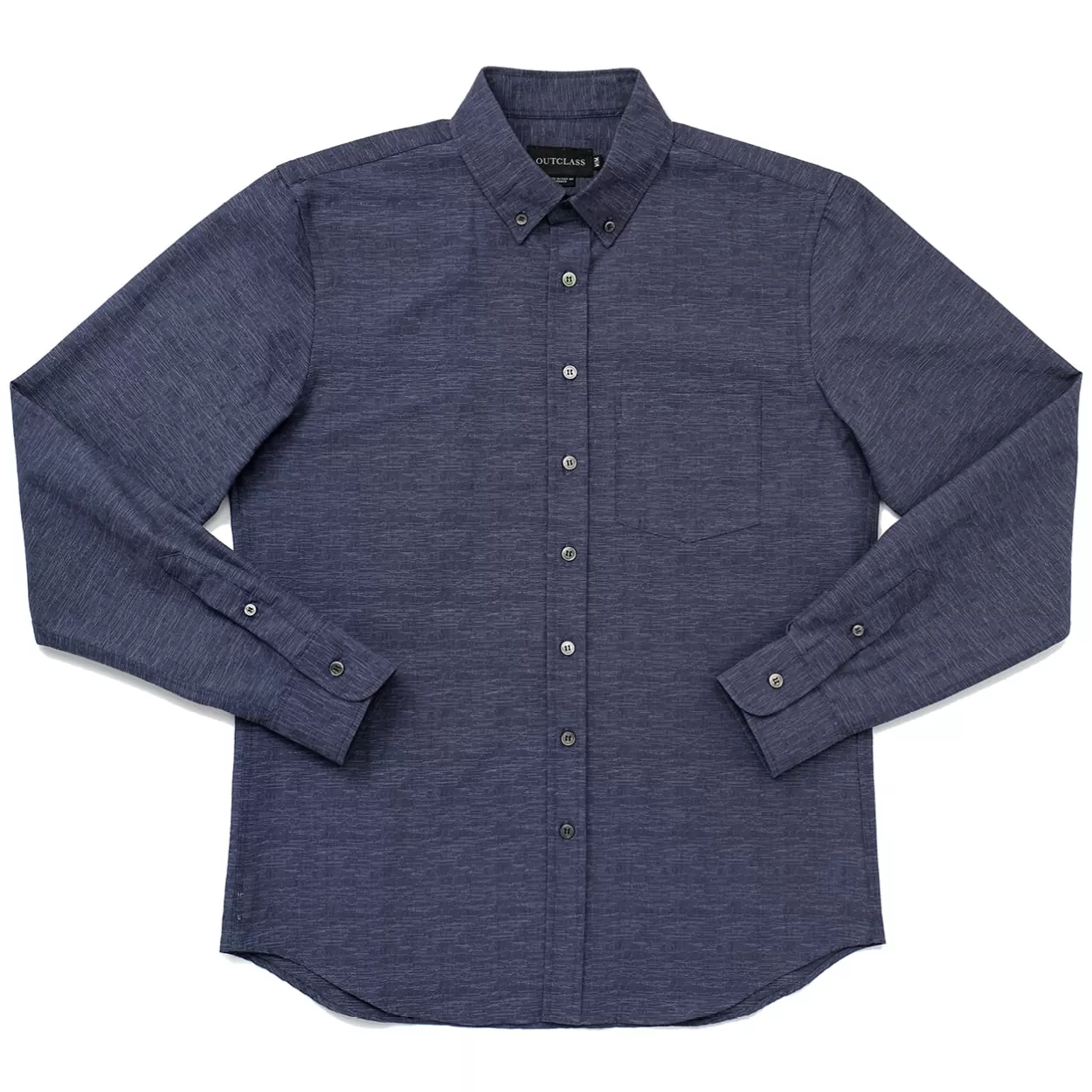 Navy Static L/S Shirt