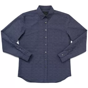 Navy Static L/S Shirt