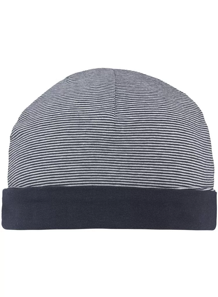 Navy Stripe Hat - Reversible