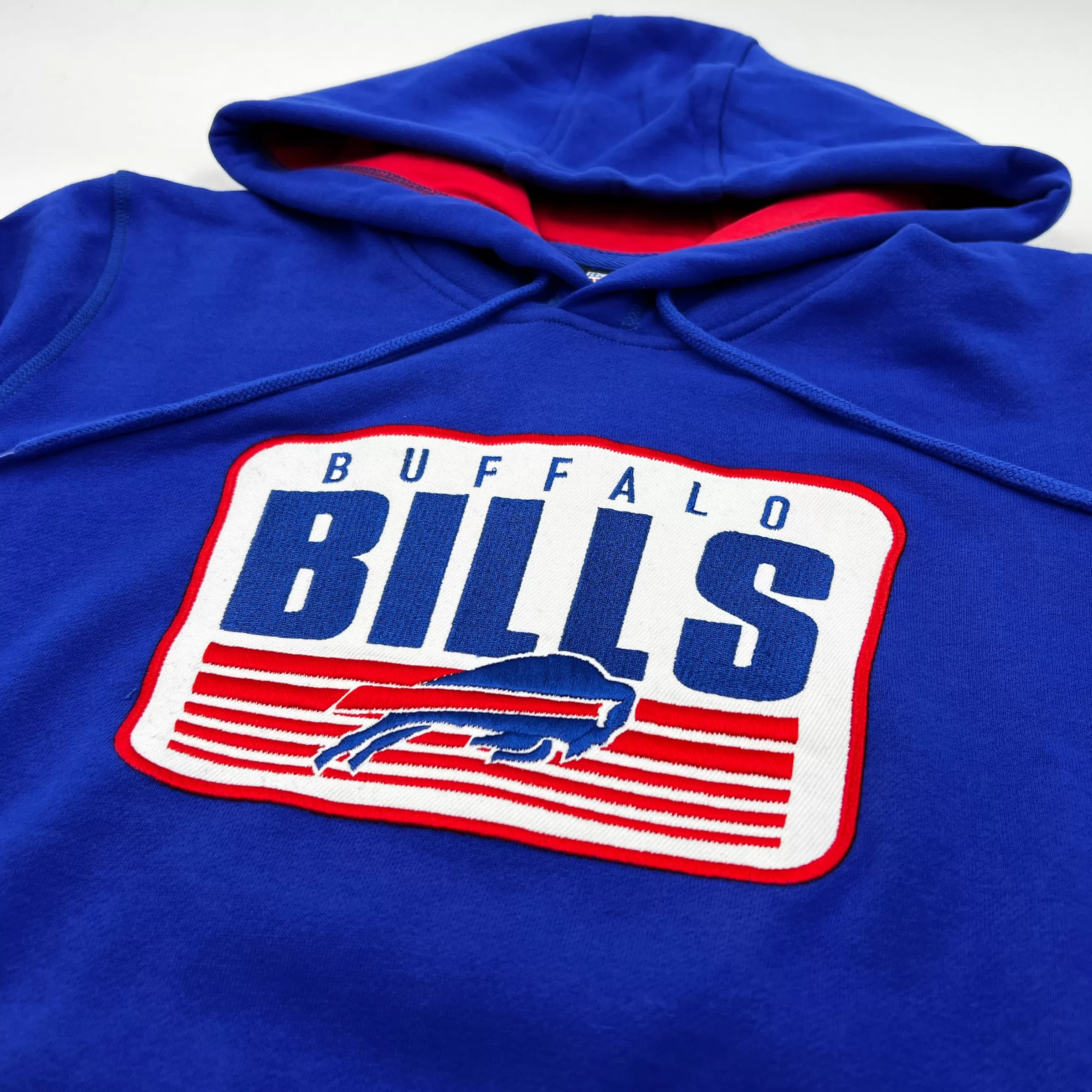 New Era Buffalo Bills Patch With Primary Logo Royal Hoodie