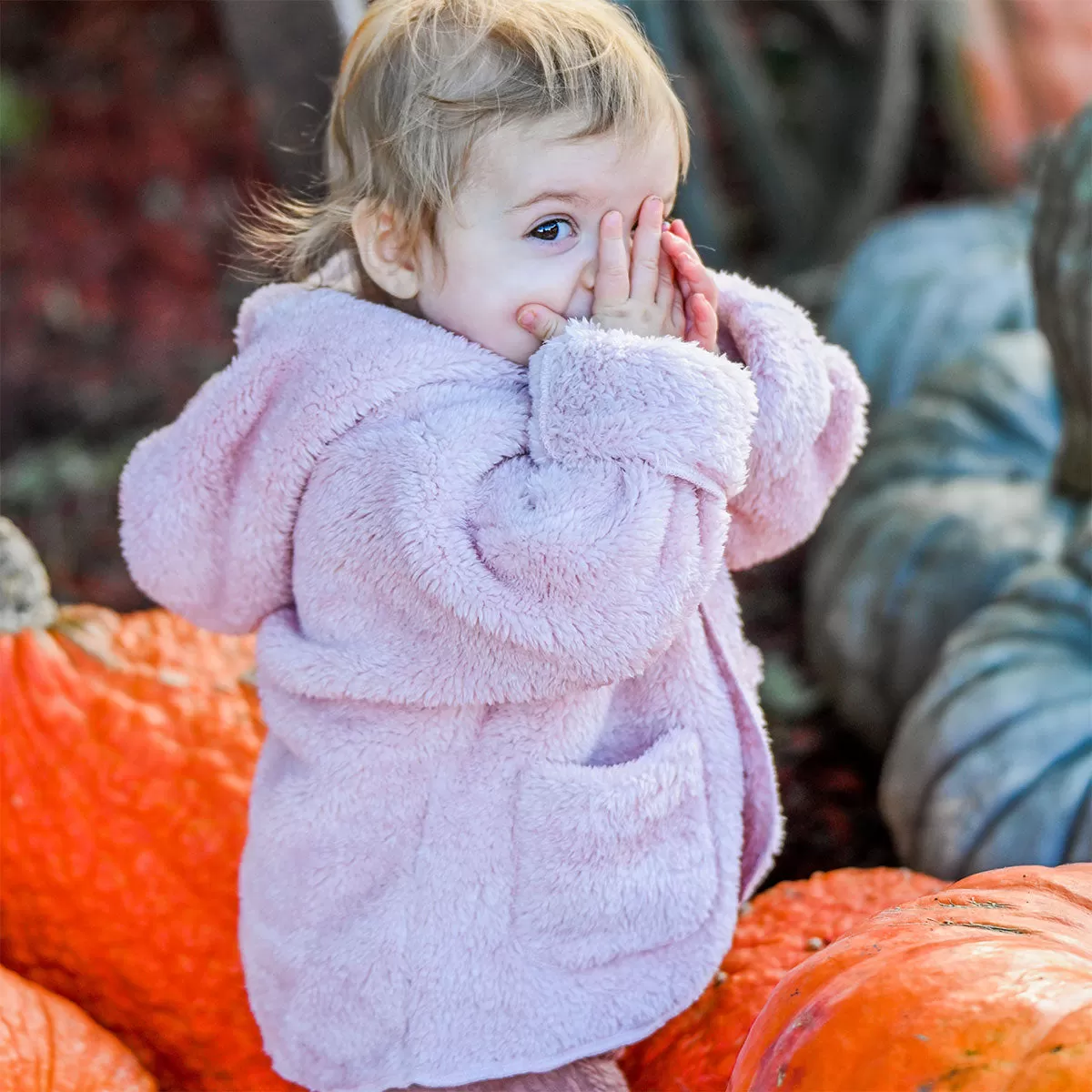 oh baby! Snowdrift Hooded Jacket - Dusty Rose