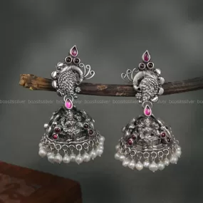 Oxidized Jhumka - 1085